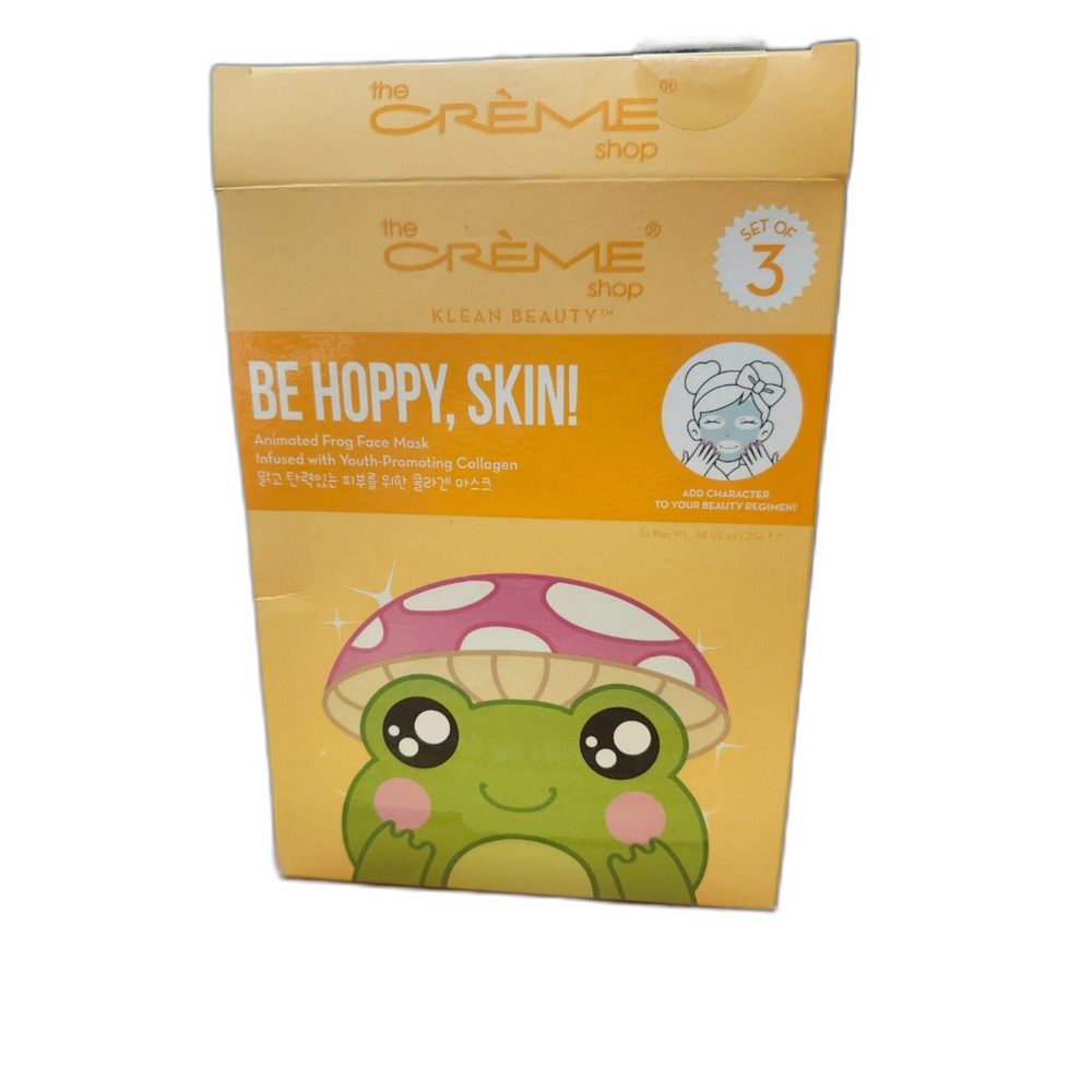 The Crème Shop "Be Hoppy, Skin!" Animated Frog Sheet Mask - Collagen Infused